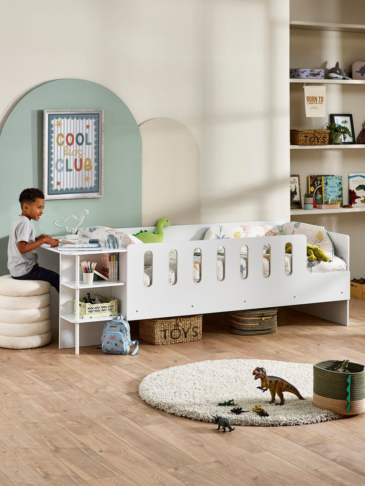 Vision Low Sleeper Bed with Desk