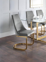 Vittoria High Back Upholstered Dining Chair (Set of 2)