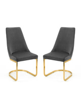 Vittoria High Back Upholstered Dining Chair (Set of 2)