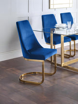 Vittoria High Back Upholstered Dining Chair (Set of 2)