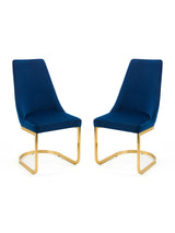 Vittoria High Back Upholstered Dining Chair (Set of 2)