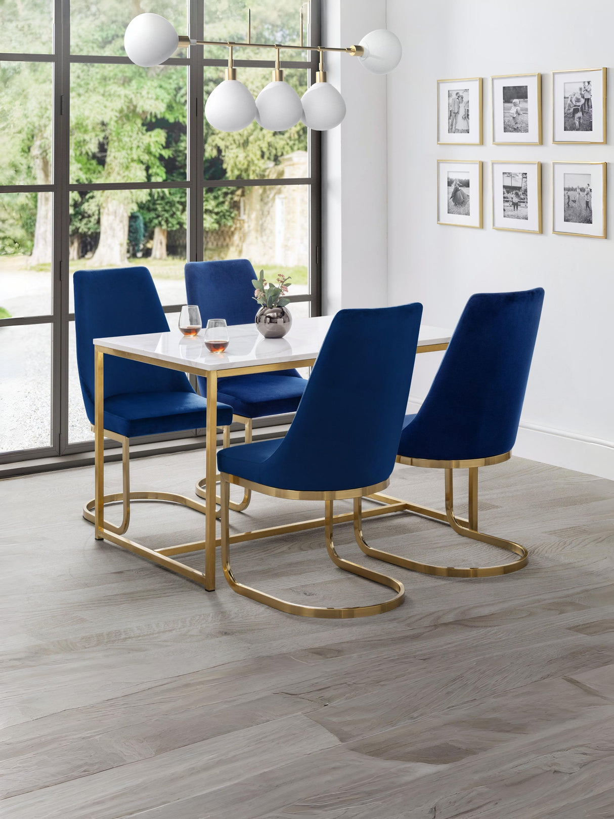 Vittoria High Back Upholstered Dining Chair (Set of 2)