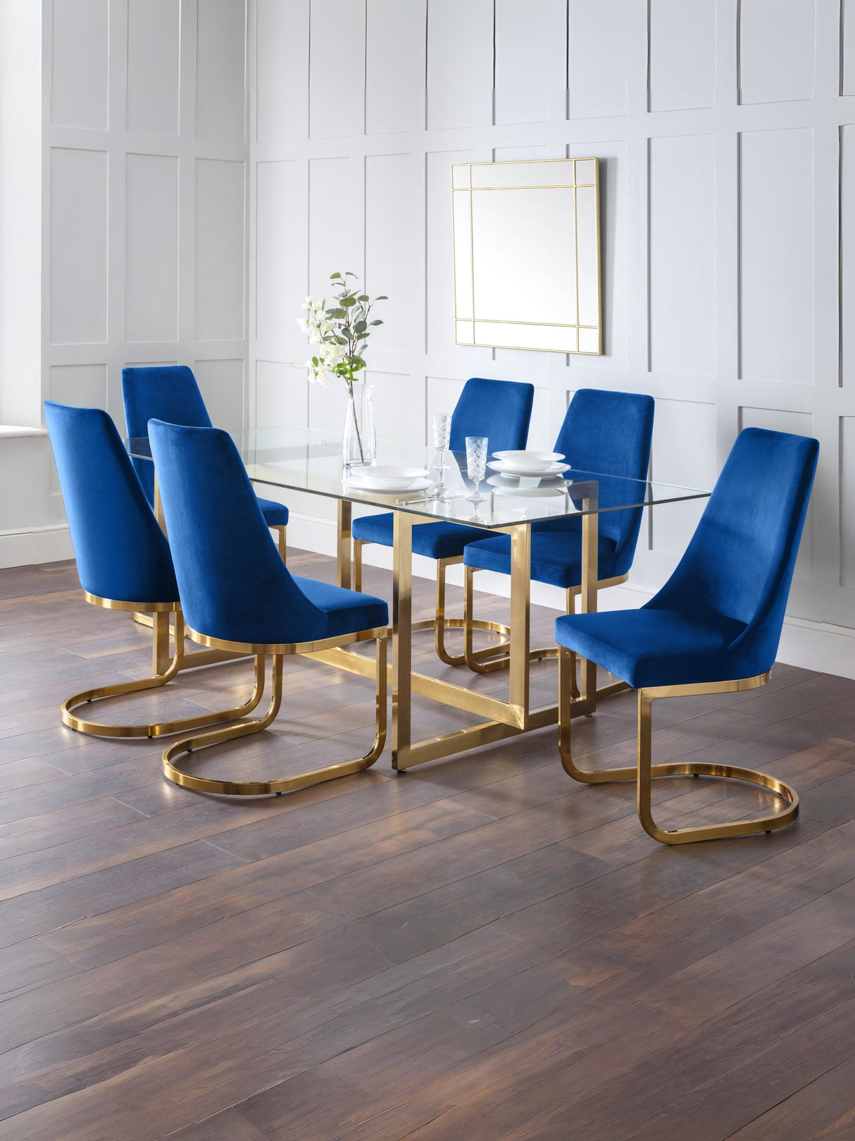 Vittoria High Back Upholstered Dining Chair (Set of 2)