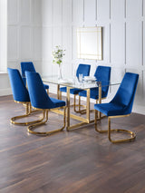 Vittoria High Back Upholstered Dining Chair (Set of 2)