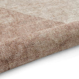 Whisper H1065 Beige/Brown Modern Washable Rug