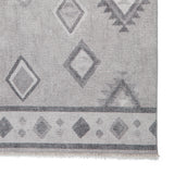 Whisper H1066 Grey/Green Modern Washable Rug