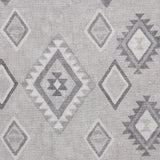 Whisper H1066 Grey/Green Modern Washable Rug