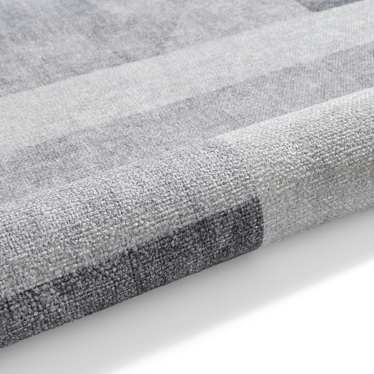 Whisper Green/Grey Modern Washable Rug