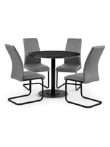Xavier High Back Upholstered Dining Chair (Set of 2)