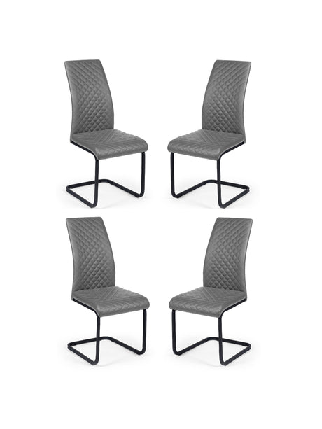 Xavier High Back Upholstered Dining Chair (Set of 2)