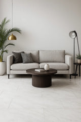 Bermuda White Marble effect Laminate Floor