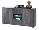 San Martino Armony Grey 3 Door Sideboard with LED Lights
