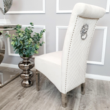 Emma Dining Chair in Cream Velvet