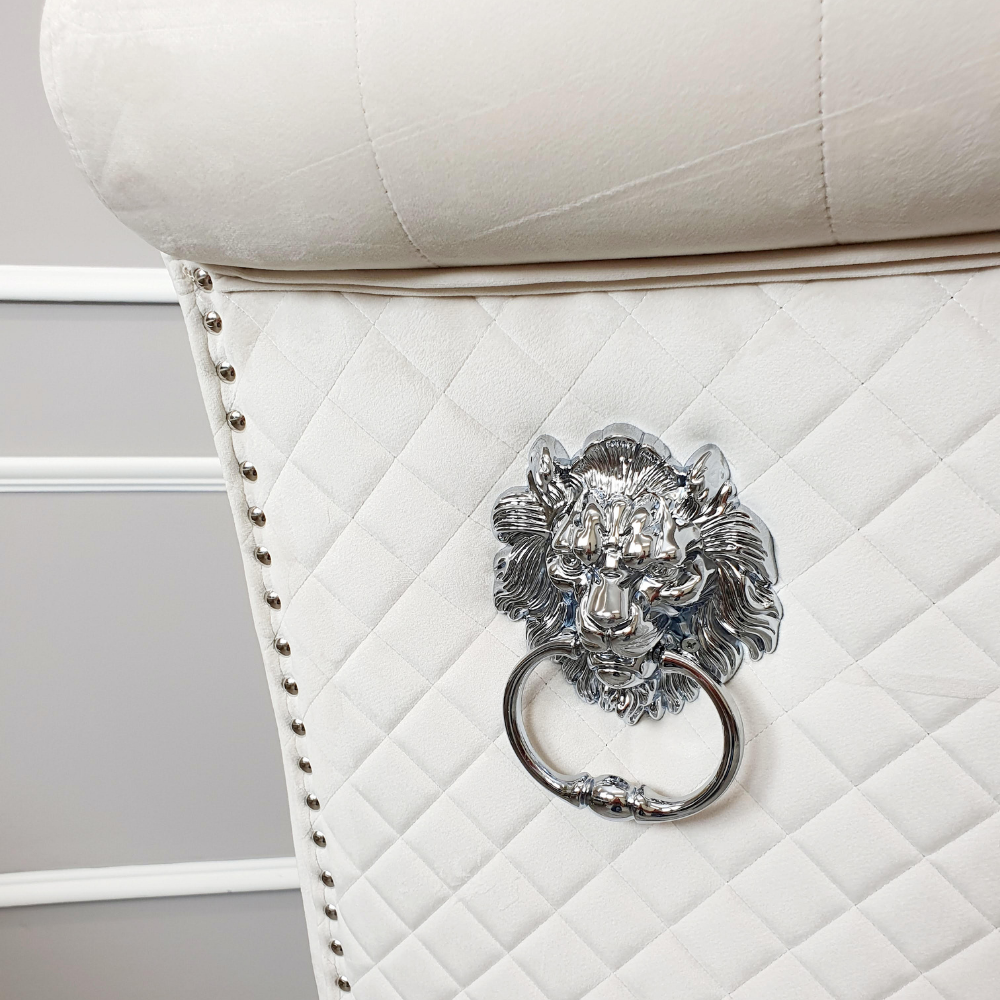 Emma Dining Chair in Cream Velvet