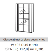San Martino Armony Grey Display Cabinet
