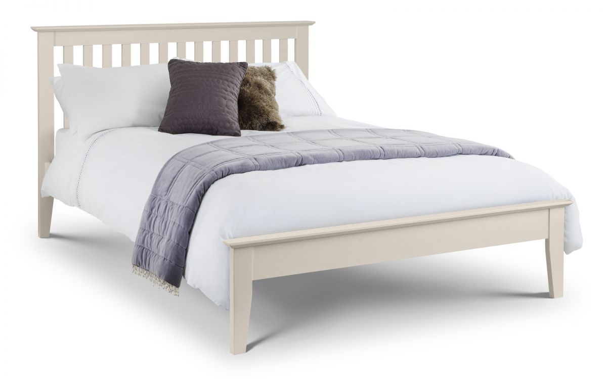 Salerno Shaker Bed - Solid Oak