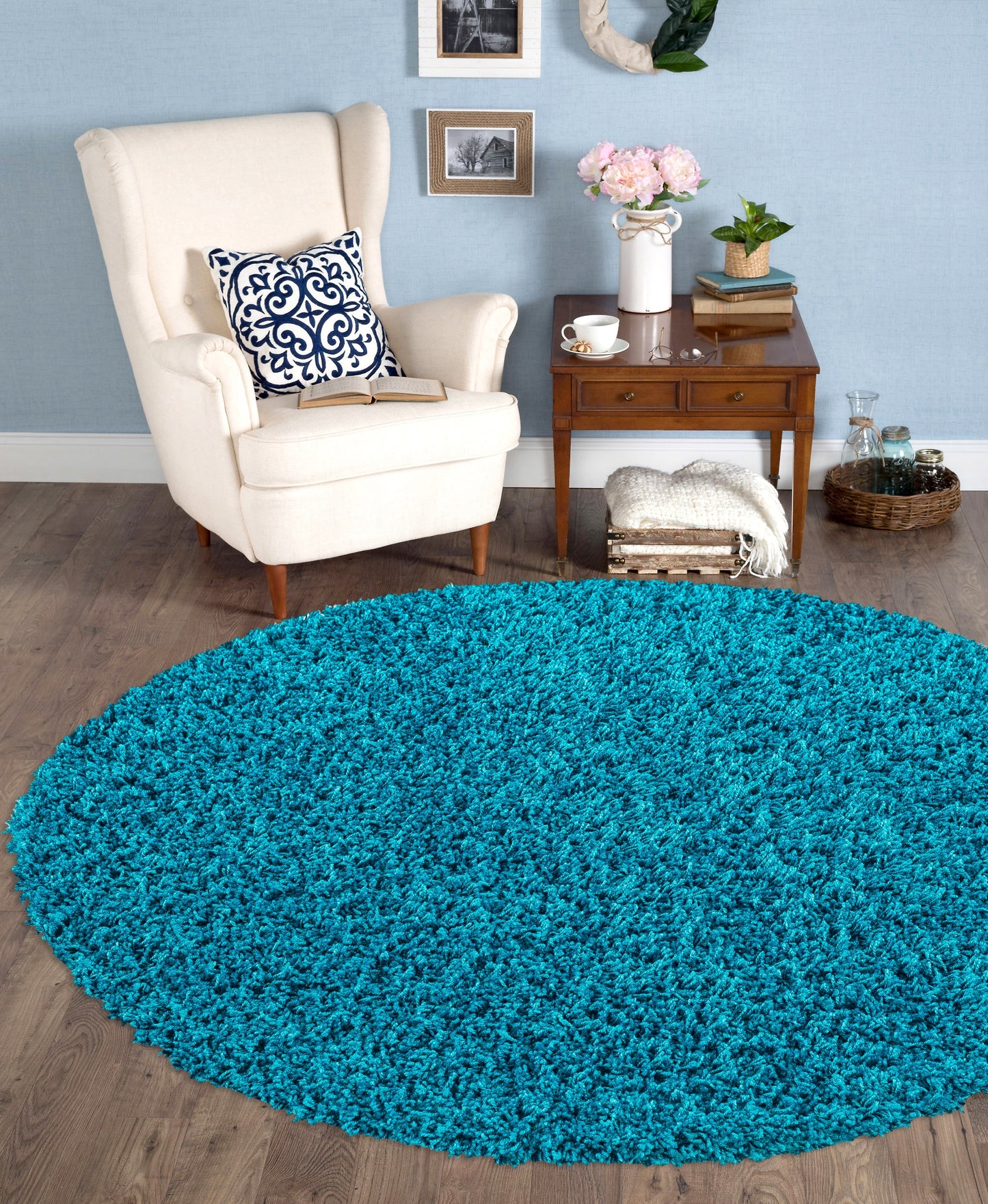 Verona Round Teal