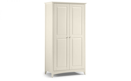 Cameo 2 Door Wardrobe - Stone White