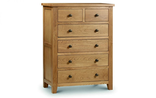 Marlborough Oak 4+2 Drawer Chest