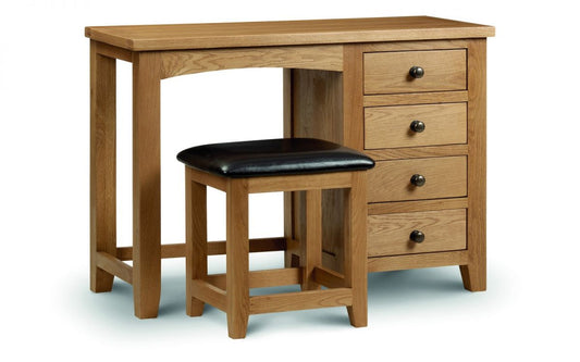 Marlborough Oak Single Pedestal Dressing Table