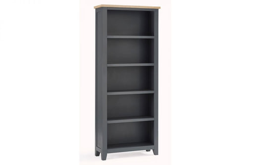 Bordeaux Tall Bookcase - Dark Grey