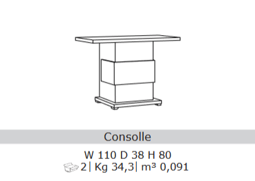 San Martino Hilton Console Table