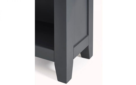 Bordeaux Tall Bookcase - Dark Grey