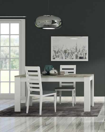 SAN MARTINO DYLAN RECTAGULAR WOODEN FIXED DINING TABLE