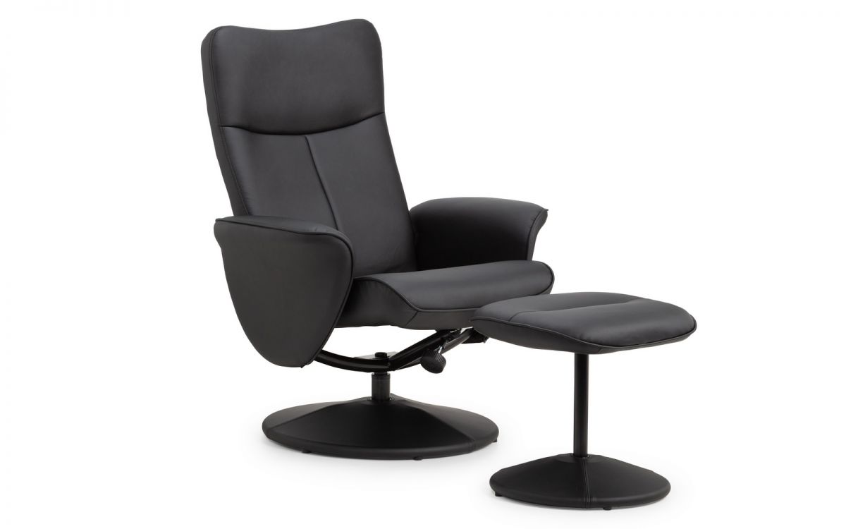 Lugano Recliner & Stool