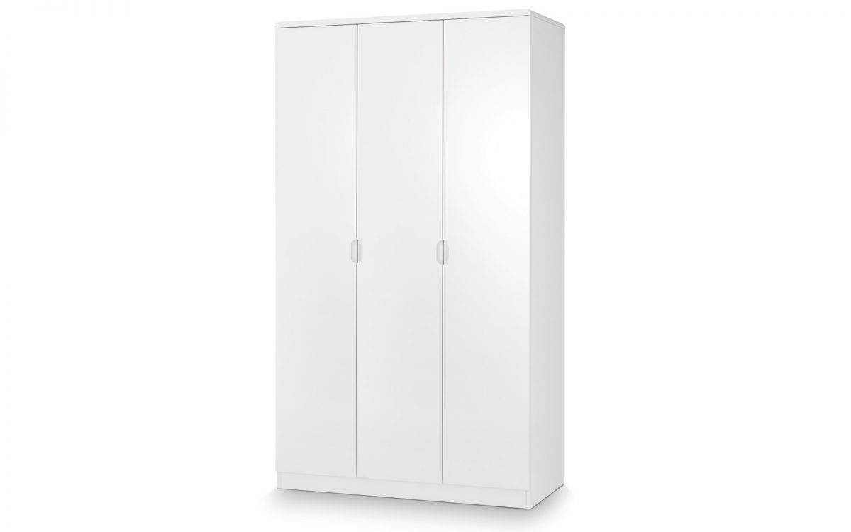 Manhattan 3 Door Wardrobe - White