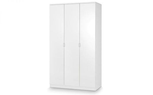 Manhattan 3 Door Wardrobe - White