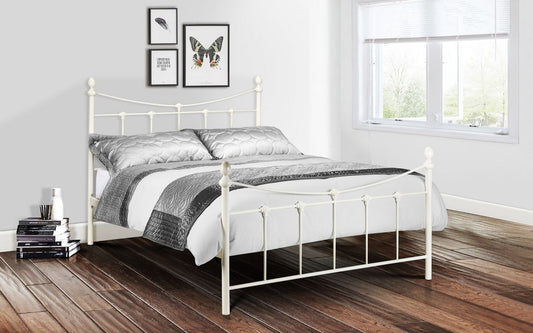 Rebecca Bed - Stone White