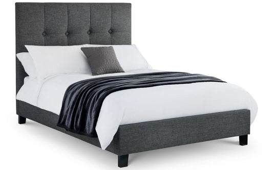 Sorrento High Headboard Bed - Slate Grey