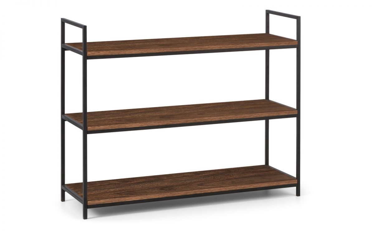 Tribeca Low Bookcase - Walnut